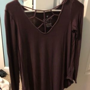 “Soft and sexy” long sleeve from American Eagle